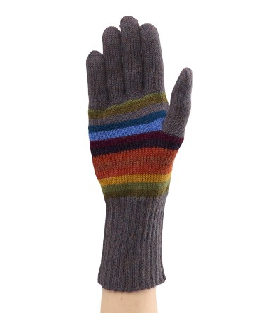 Alpaka Fingerhandschuhe ARCO IRIS aus 100% Baby Alpaka : Farbe / Gr - arco-iris