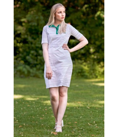 Polo Kleid LINEAS aus 100% Pima Bio Baumwolle