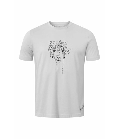 Herren T-Shirt RASSI mit Alpaka-Motiv aus 100%...