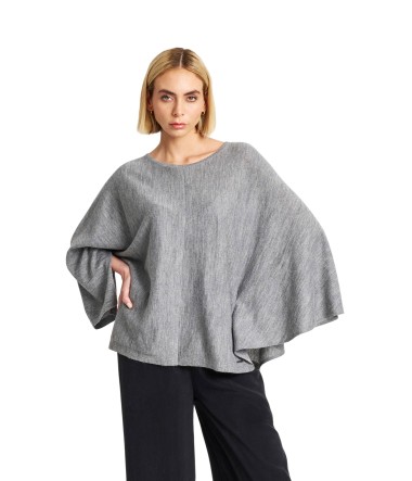 Alpaka Poncho WIMAR aus 100% Baby Alpaka