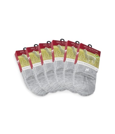 Alpaka WOHLFÜHL Socken 6er Pack aus Alpaka-Wolle-Mix