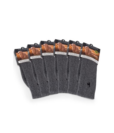 Alpaka Socken PREMIUM 6er Pack aus 70% Baby Alpaka &...