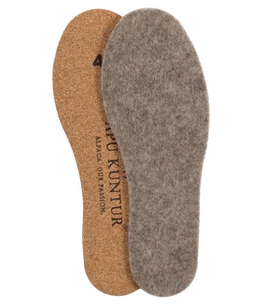Alpaka THERMOSOHLEN mit Kork (Gr. 36-50)