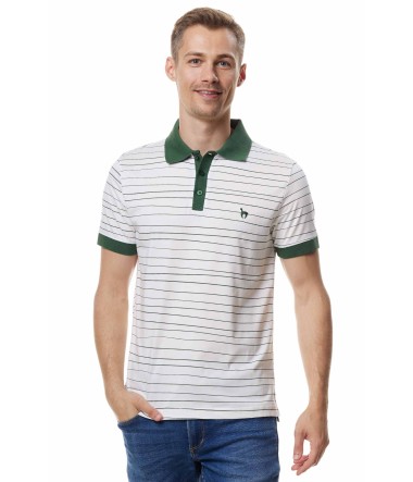 Polo Shirt LINEAS aus 100% Bio-Pima-Baumwolle