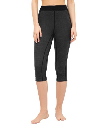 ANDEN ACTIVE Damen 3/4 Thermo Hose mit Premium Baby...