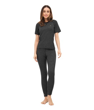 ANDEN ACTIVE Damen Thermo Hose lang mit Premium Baby...
