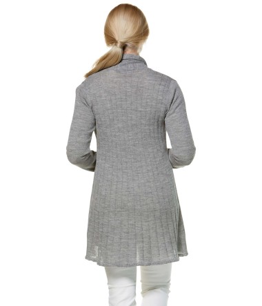 Alpaka Strickjacke PENELOPE LONG aus 100% Baby Alpaka