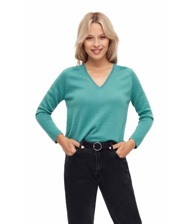 Alpaka V-Neck Pullover ANNA aus 100% Baby Alpaka