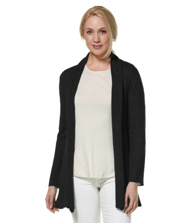 Alpaka Strickjacke PENELOPE LONG aus 100% Baby Alpaka