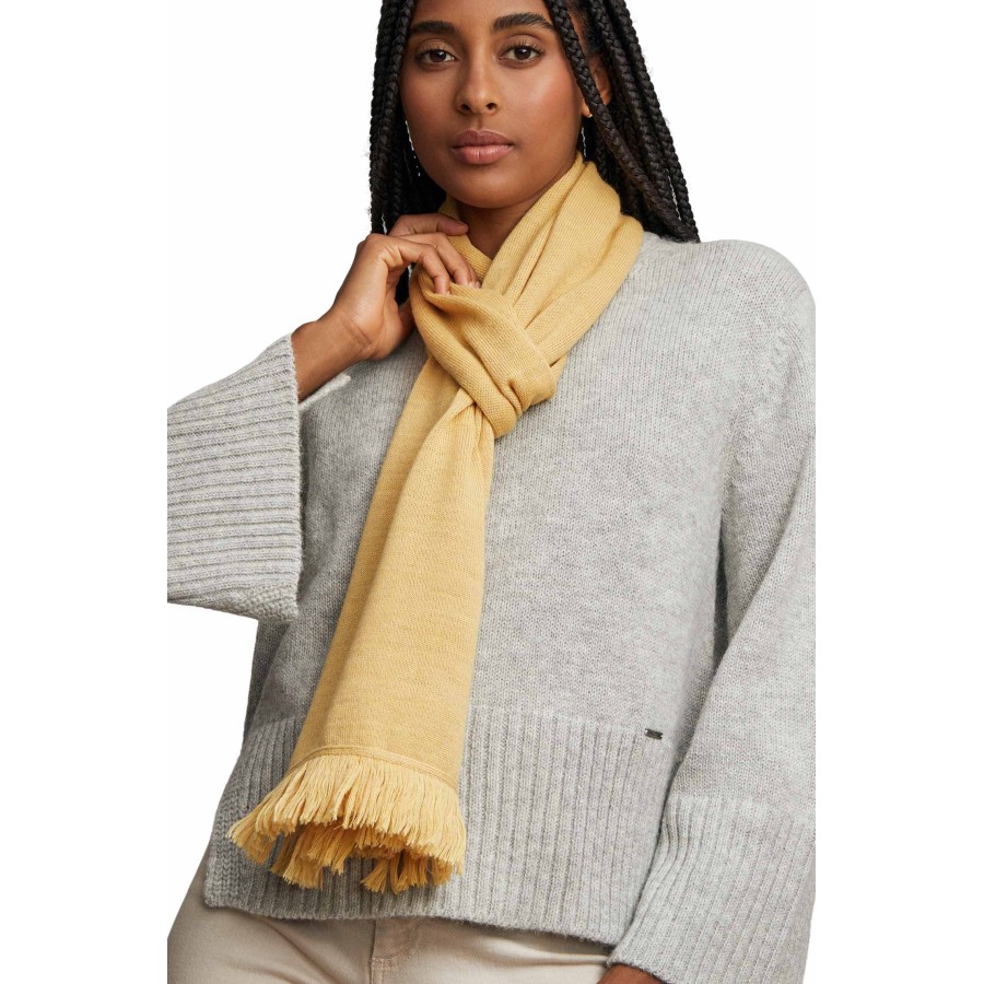 Alpaka Schal WOLYN aus 100% Baby Alpaka : Farbe / Gr - amarelo-T3A0033