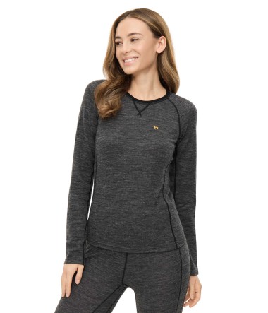 ANDEN ACTIVE Damen Thermo Shirt mit Premium Baby Alpaka