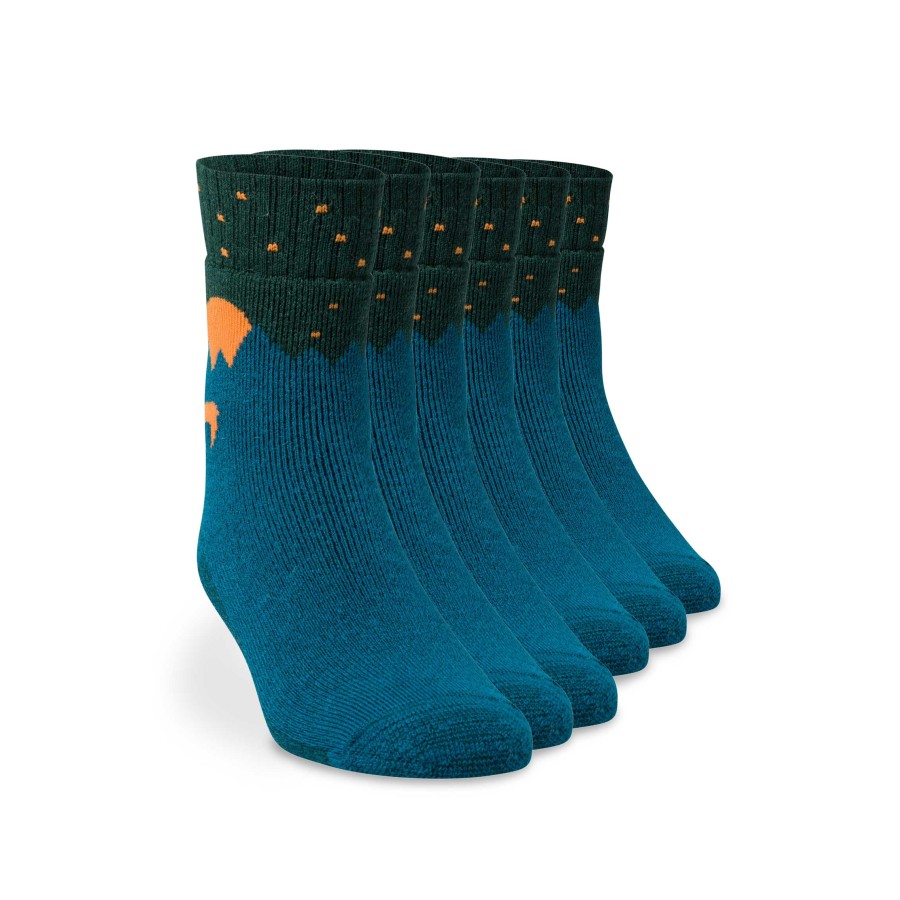 Alpaka Socken ABS 6er Pack mit 52% Alpaka & 35% Wolle : Farbe / Gr - petrol