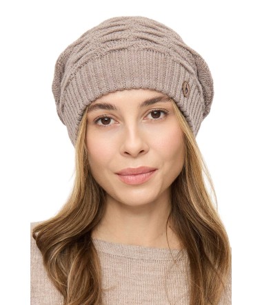 Alpaka Beret Mütze BIESEN aus 100% Baby Alpaka