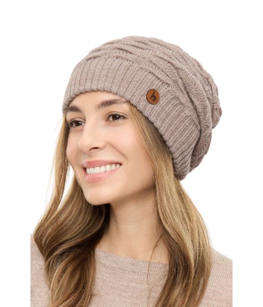 Alpaka Beret Mütze BIESEN aus 100% Baby Alpaka