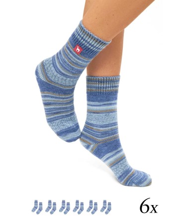 Alpaka Kuschel-Socken HARMONY - 6er Pack aus...