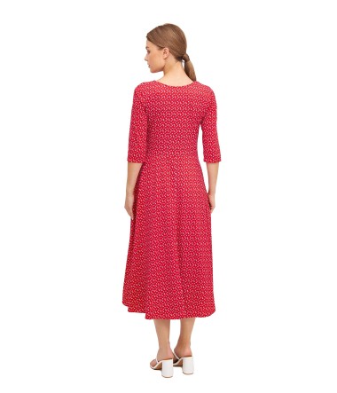 Langes Kleid PAPERFLOWER aus Bio-Pima-Baumwolle