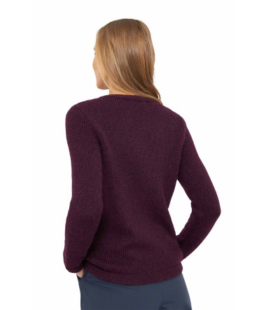 Alpaka Strickjacke ASA aus Baby Alpaka und Wolle