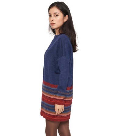 Alpaka Long-Pullover KYARA aus 100% Baby Alpaka
