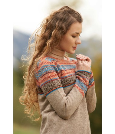 Alpaka Tunika Pullover HALEY aus 100% Baby Alpaka
