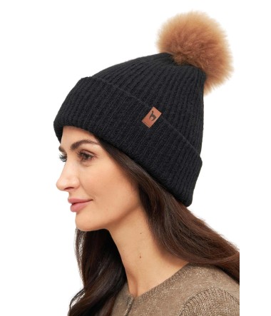 Alpaka Mütze PACA mit Bommel