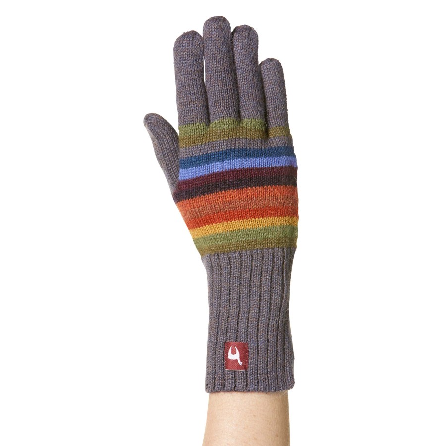 Alpaka Fingerhandschuhe ARCO IRIS aus 100% Baby Alpaka : Farbe / Gr - arco-iris