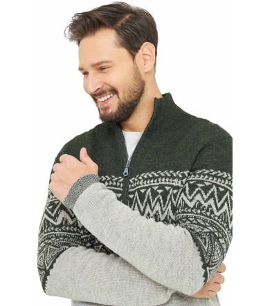 Alpaka Strickjacke GIORGIO aus 100% Baby Alpaka