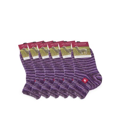 Alpaka Socken FREIZEIT 6er Pack aus Alpaka-Wolle-Mix