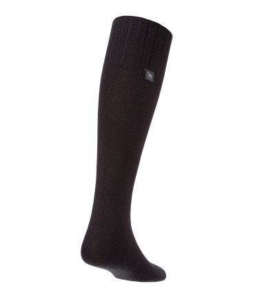 Alpaka KNIESOCKEN aus Alpaka-Wolle-Mix : Farbe / Gr - schwarz