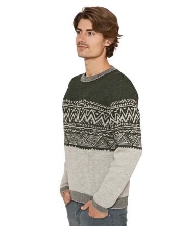 Rundhals Pullover GIORGIO Herren Baby Alpaka Rundhals