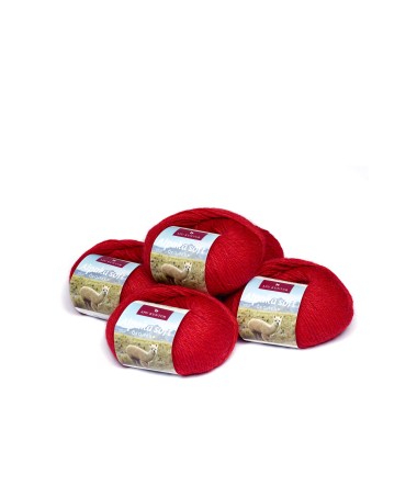 Alpaka Wolle SOFT | 50g | 5er Pack | 100% Alpaka...