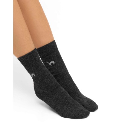 Alpaka Socken 6er Pack BUSINESS aus Alpaka-Wolle-Mix : Farbe / Gr - dunkelgrau