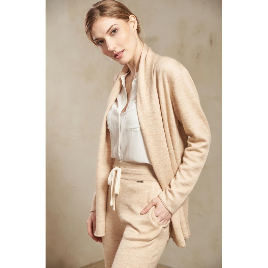 Strickjacke RAMBLAS Damen KUNA Home & Relax : Farbe / Gr - beige-XXC0002