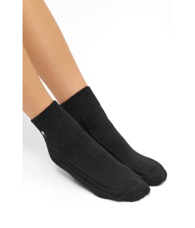 Alpaka WOHLFÜHL Socken 6er Pack aus Alpaka-Wolle-Mix : Farbe / Gr - schwarz