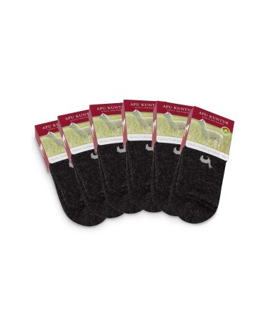 Alpaka Socken TREKKING 6er Pack aus Alpaka-Wolle-Mix